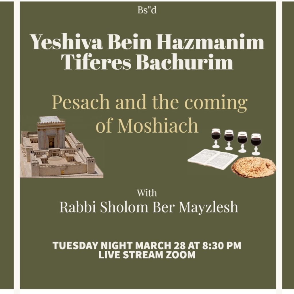 Rabbi Sholom Ber Mayzlesh - Pesach